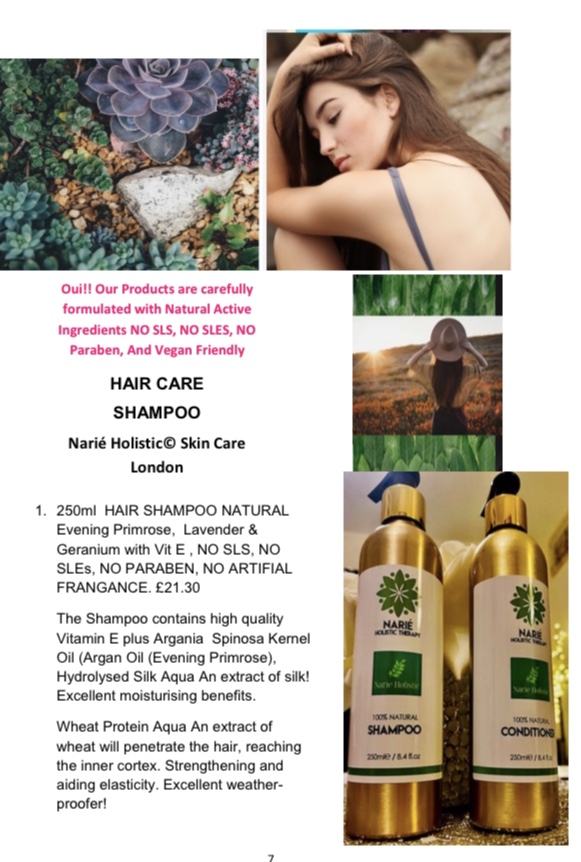250ml  Natural Hair Shampoo
