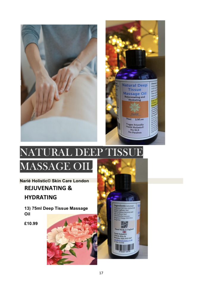 75ml Deep Tissue Massage Oil